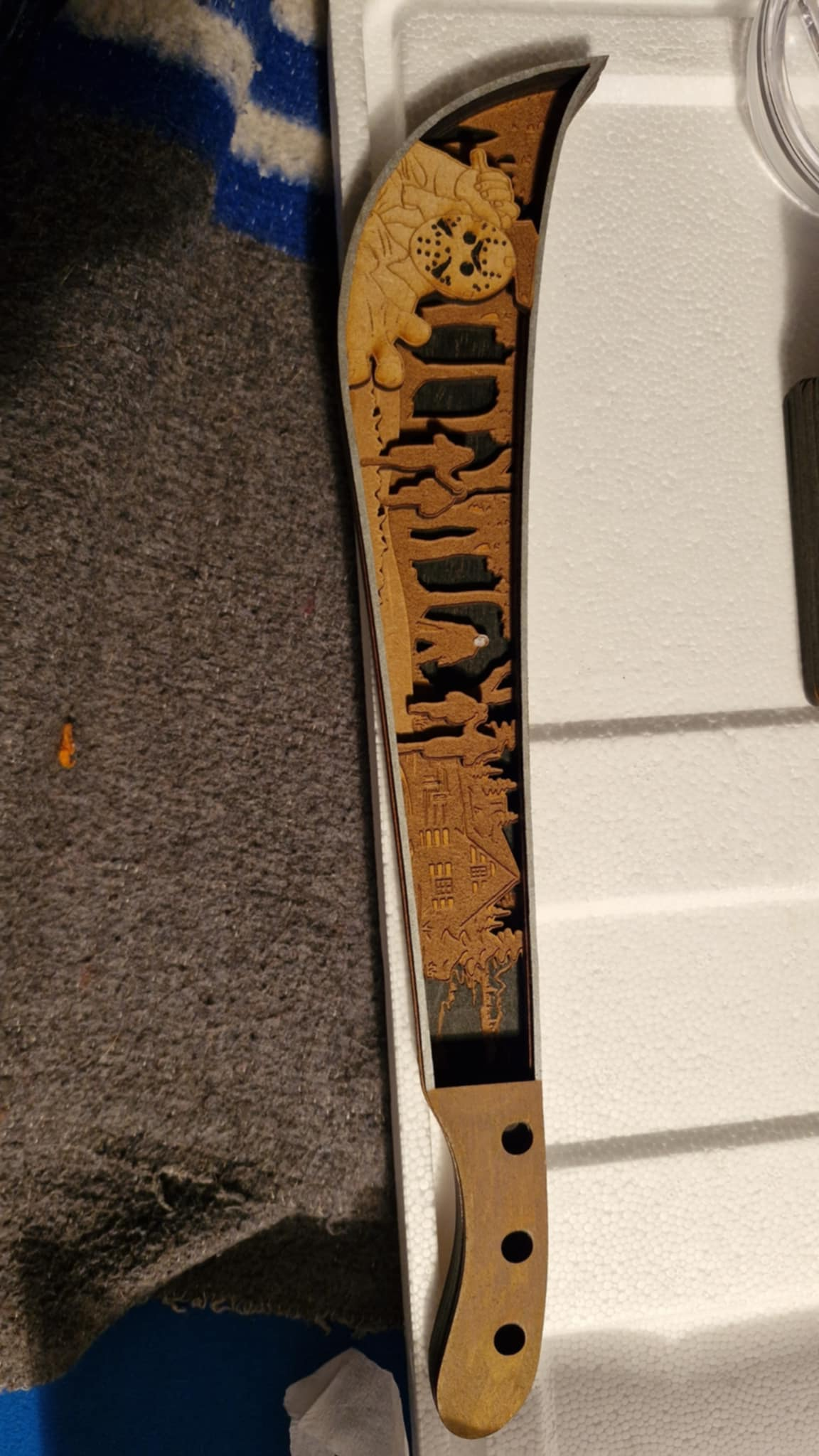 Layered Jason Machete