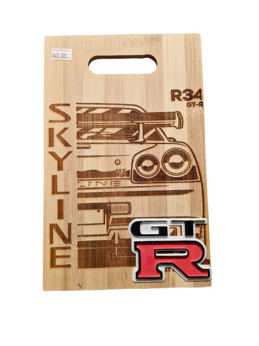 Skyline GTR 3D / Engraved