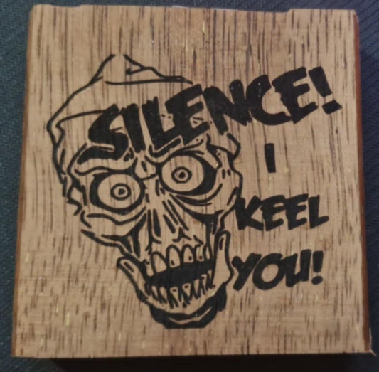 Small Engraving - Silence I keel you