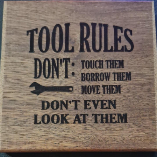 Large Engraving - Tool Rules