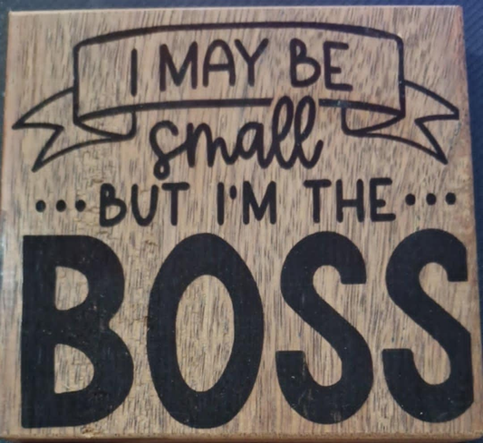 Large Engraving - I may be small