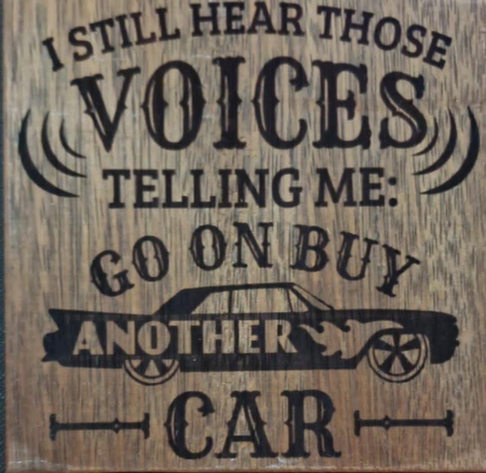 Large Engraving - I still hear voices