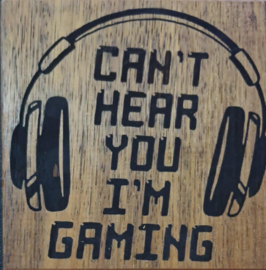 Large Engraving - Can't hear you