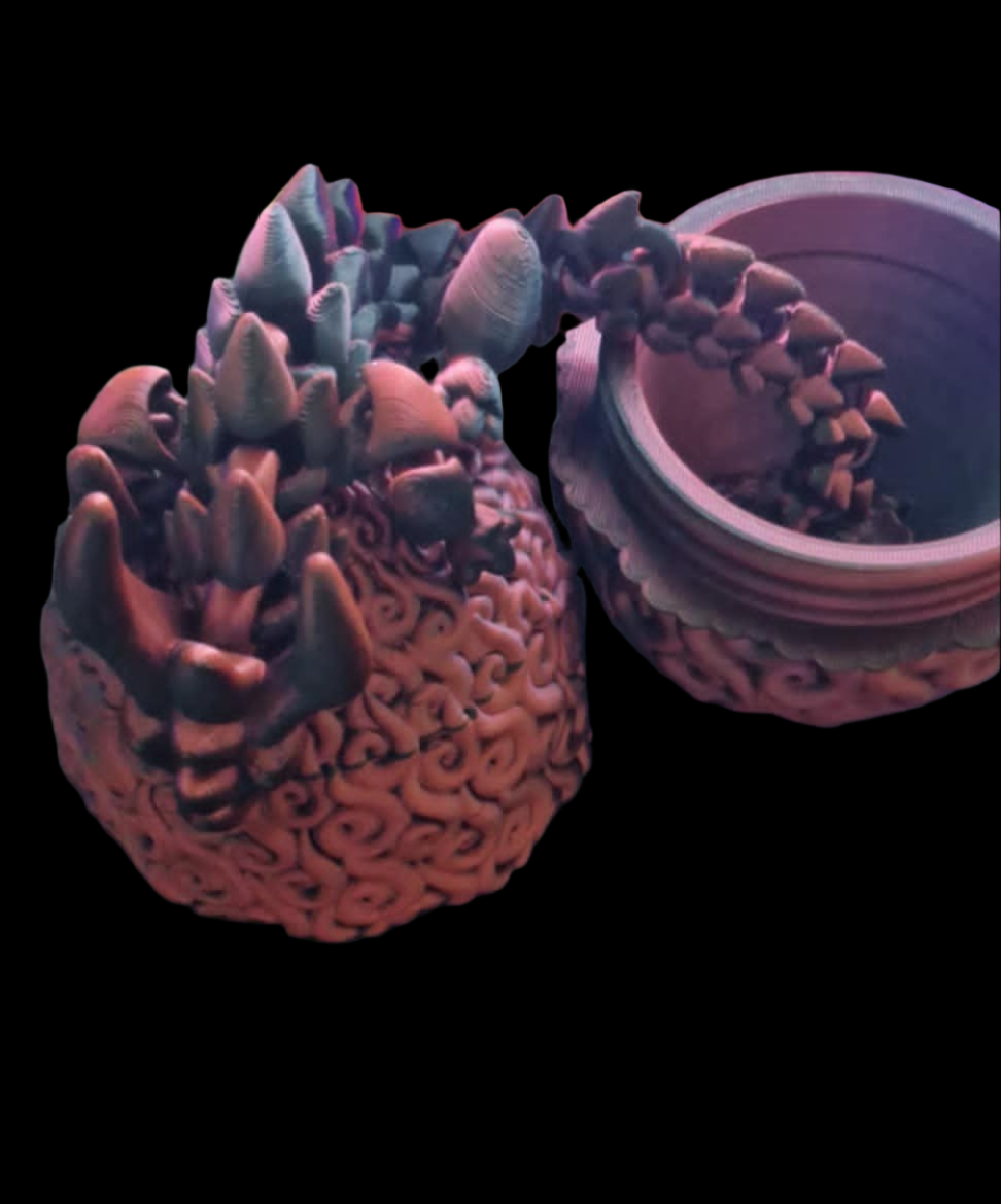 Large Dragon & egg 3D