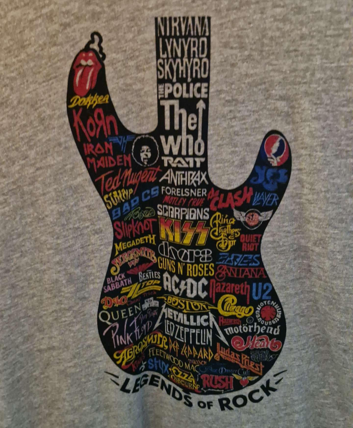 Legends of Rock (Clothing Image)